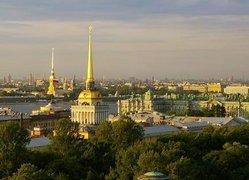 Skyline von St. Petersburg